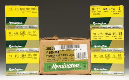 16 BOXES OF 10 GA ., 3 1/2" AMMO.