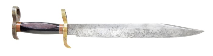 CONFEDERATE COOK & BROTHER BOWIE-BAYONET.