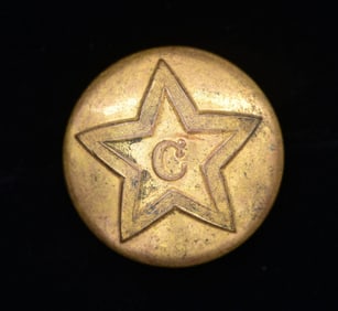 RARE TEXAS CAVALRY BUTTON.