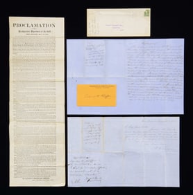 GENERAL BENJAMIN "BEAST" BUTLER BROADSIDE AND