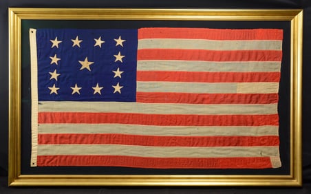 FABULOUS & RARE "TRUMBULL" PATTERN 13-STAR