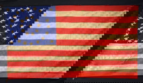 CIVIL WAR MEDALLION PATTERN 34 STAR FLAG.