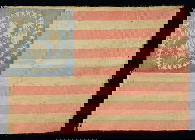 EXTREMELY RARE CIVIL WAR 34 STAR EAGLE MEDALLION