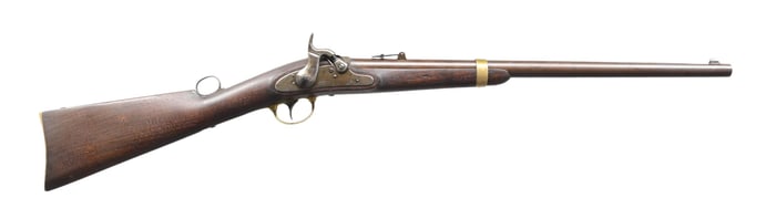 JOSLYN 1855 MONKEY TAIL BREECHLOADING CARBINE.