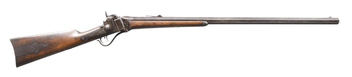 SHARPS 1853 SINGLE SHOT PERCUSSION SPORTING RIFLE.