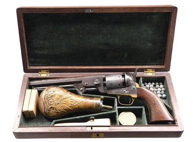 RARE CASED CIVIL WAR INSCRIBED MARTIALLY MARKED