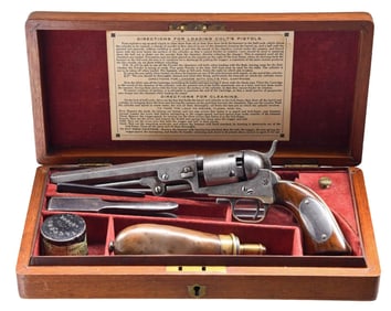 CIVIL WAR CASED PRESENTATION COLT MODEL 1849