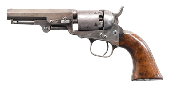 LONDON COLT 1849 POCKET MODEL REVOLVER.