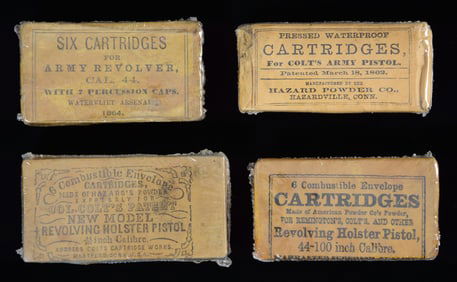 FOUR ORIGINAL UNOPENED PACKAGES OF CIVIL WAR ERA