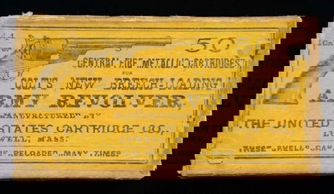 RARE ILLUSTRATED CARTRIDGE PACK FOR COLT CARTRIDGE