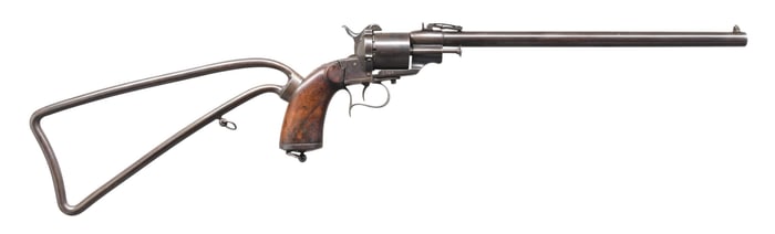 RARE CIVILIAN LEFAUCHEUX PISTOL CARBINE.