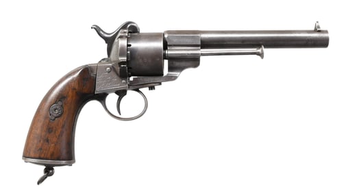 RARE FRENCH MODEL 1858 NAVY REVOLVER.