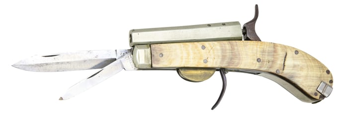 UNWIN & RODGERS SELF PROTECTOR KNIFE PISTOL.