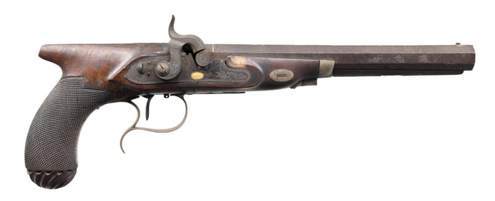 B & J COOPER MATCHED PAIR OF SAW HANDLE PERCUSSION