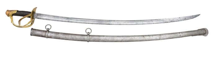 US M1840 NEW YORK CAVALRY OFFICER'S SABER BY AMES.