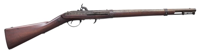 HALL 1836 U.S. BREECH-LOADING PERCUSSION CARBINE.