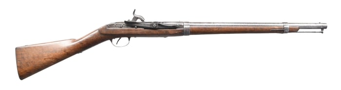 HALL-NORTH 1843 BREECH-LOADING PERCUSSION CARBINE.