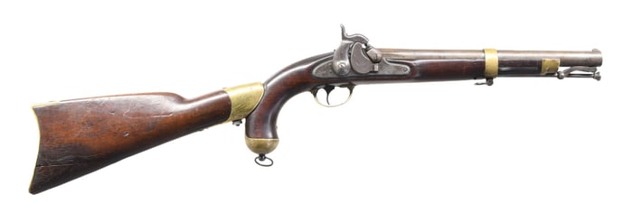 SPRINGFIELD 1855 U.S. PERCUSSION PISTOL-CARBINE.