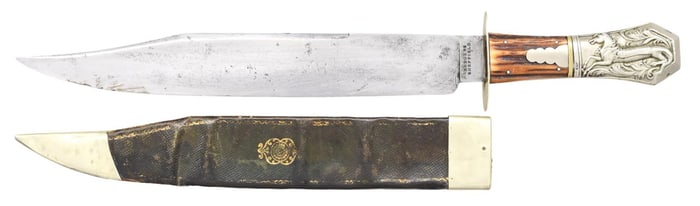 FINE LARGE HALF HORSE HALF ALLIGATOR BOWIE.