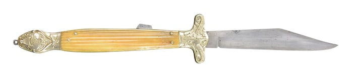 LARGE ANTEBELLUM "LIBERTY AND UNION" PATRIOTIC