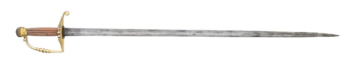 FEDERAL PERIOD PILLOW POMMEL SPADROON.