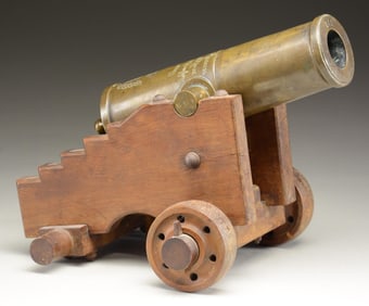 SPANISH BRONZE CANNON OF THE MID 19th CENTURY