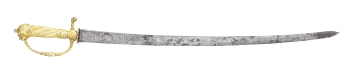 18th CENTURY FRENCH OR ITALIAN HUNTING SWORD OR