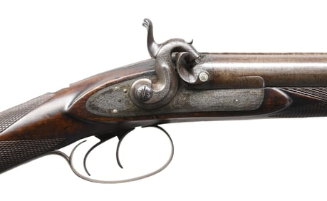 DOUBLE PERCUSSION SHOTGUN BY W. GREENER.