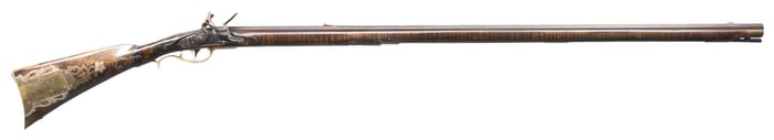 FINE CONTEMPORARY FLINTLOCK KENTUCKY RIFLE MADE BY