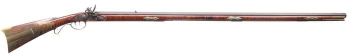 LONG BARREL CONTEMPORARY FLINTLOCK KENTUCKY RIFLE
