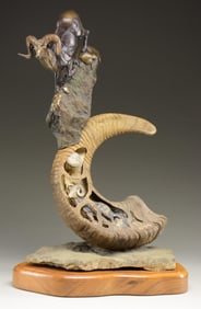 BEAUTIFUL SCOTT HAYES 1 OF 25 HORN & BRONZE