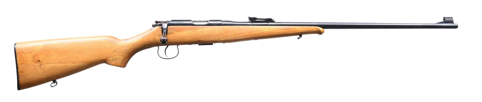 EGYPTIAN MANSOURA BOLT ACTION 22LR TRAINING RIFLE.: Cal. 22 LR. S# 2668. Bbl. 24 3/4". No visible import mark. All markings appear to be dual Farsi & English. Receiver marked "FACTORY 54 CAIRO" on left rear. Marked on right side "MADE IN U.A.R. EGYPT".