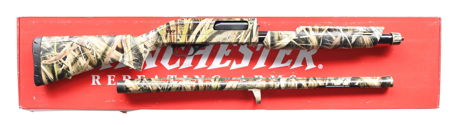 ISTANBUL SILAH / WINCHESTER MODEL SXP PUMP ACTION: SHOTGUN WITH MATCHING BOX. Cal. 12 GA, 2 3/4". 3", and 3 1/2". S# 12AZX07078. Bbl. 26 3/8". MODEL SXP (Super X Pump) pump action shotgun mfg. in Turkey by Istanbul Silah, imported by BACO Inc., and re