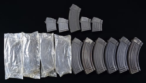 LOT OF 15 AK47/AKM MAGS.