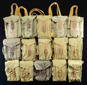 LOT OF ASSORTED 7.62X39MM MAGAZINES & POUCHES.