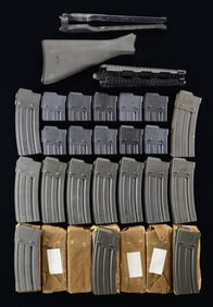 DESIRABLE LOT OF BERETTA AR-70 MAGAZINES &