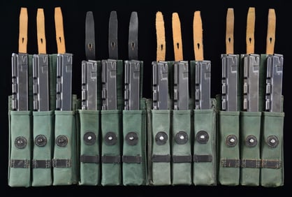 LOT OF 12 HECKLER & KOCH MP5 STRAIGHT MAGAZINES