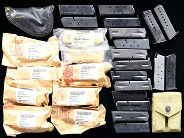 LOT OF VARIED PISTOL MAGAZINES