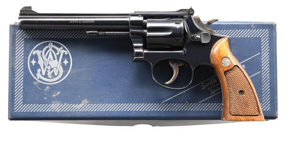 SMITH & WESSON MODEL 17-3 DA REVOLVER.
