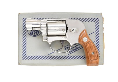 SMITH & WESSON MODEL 38 DA REVOLVER WITH MATCHING