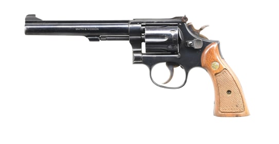 SMITH & WESSON MODEL 48-4 DA REVOLVER.