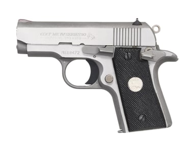 COLT MUSTANG MKIV SERIES 80 SEMI AUTO PISTOL.