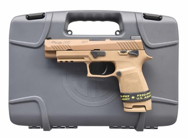 SIG SAUER P320-M17 SEMI AUTO PISTOL.