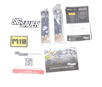 SIG SAUER P320 M18 SEMI AUTO PISTOL.