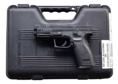 SPRINGFIELD ARMORY XD-9 SEMI AUTO PISTOL.