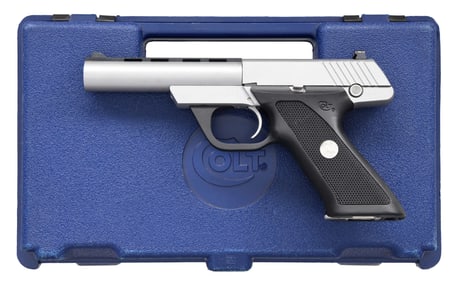 COLT 22 SEMI AUTO PISTOL.