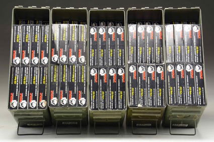 2500 ROUNDS OF WOLF STEEL CASED 223 REMINGTON AMMO
