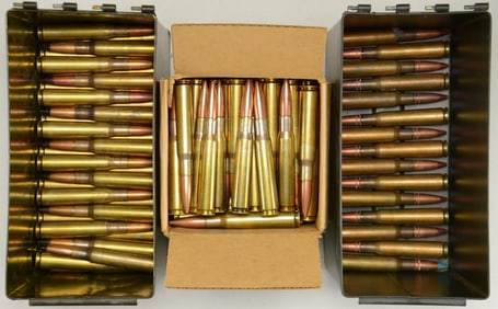 LOT OF ASSORTED .50 BMG AMMUNITION.