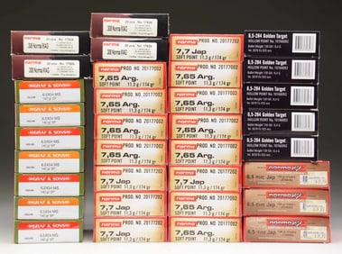 ASSORTED CENTERFIRE RIFLE AMMUNITION IN SCARCE