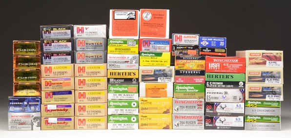LOT OF ASSORTED RIFLE AMMO.